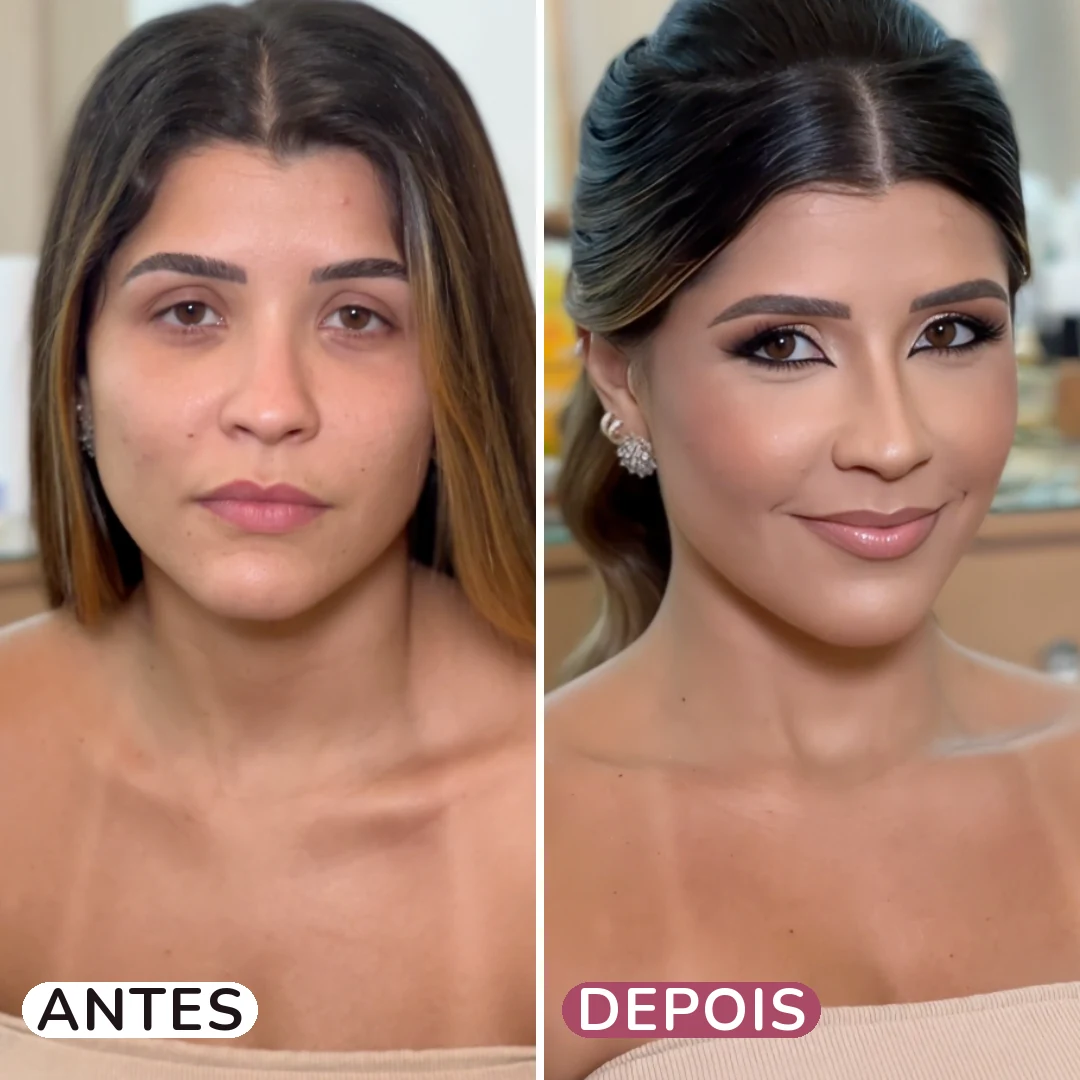 Antes e depois — resultado com o método